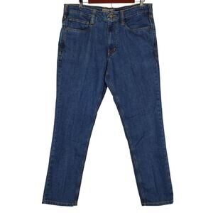 5.11 Tactical Jeans Defender Flex Slim Fit Mens 34x30 Blue Stretch Tinted Wash